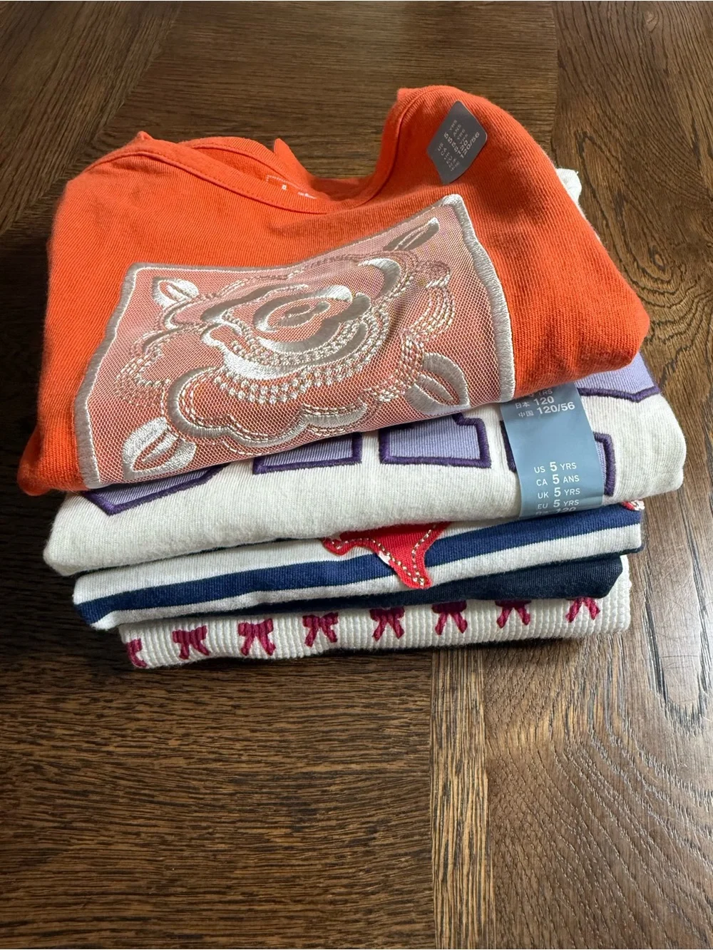 NWT GAP Girls Tops Bundle - size 5T , 5 pieces